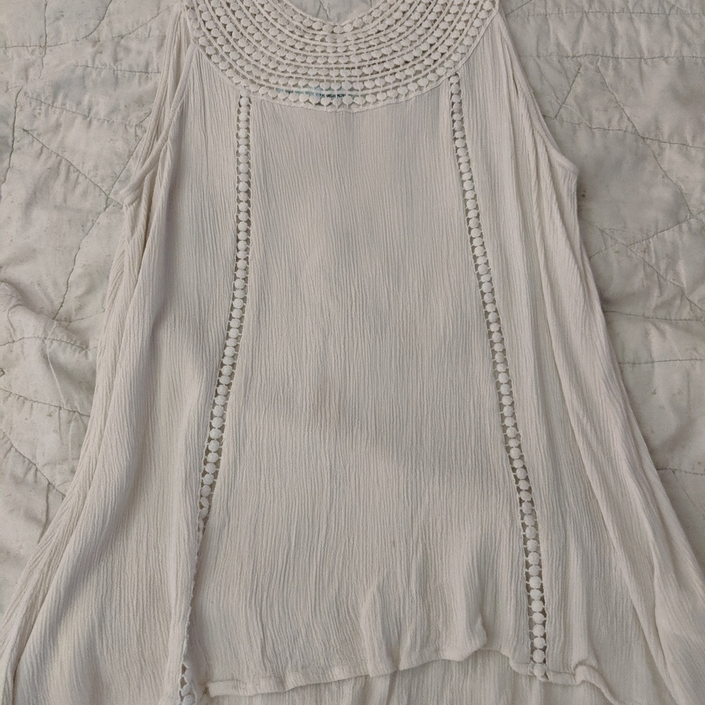 Maurice's beige tank top